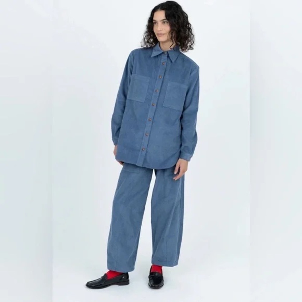 Ilana Kohn Chibi Pants in Corduroy Slate